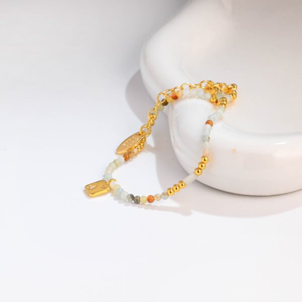 Vintage fashion light luxury high sense of natural pearl bracelet - Image 2