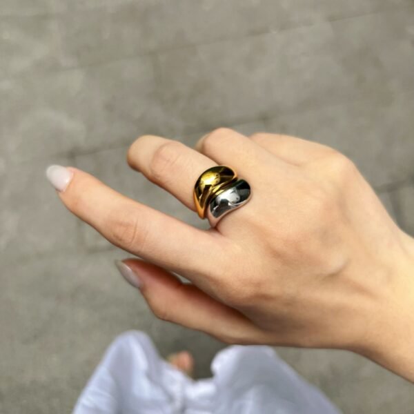Hauteur stainless ring niche hand jewelry - Image 4