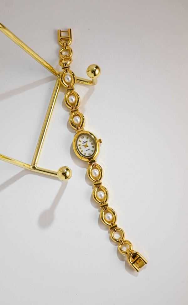 Mediaeval light luxury imitation pearl temperament women`s watch - Image 5