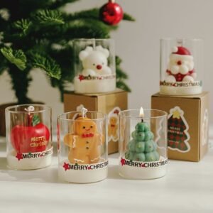 Christmas cup wax scented candle